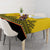 Custom Romania Rugby Tablecloth Yellow Version Retro Style - Wonder Print Shop