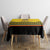 Custom Romania Rugby Tablecloth Yellow Version Retro Style - Wonder Print Shop