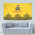 Custom Romania Rugby Tapestry Yellow Version Retro Style - Wonder Print Shop