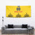 Custom Romania Rugby Tapestry Yellow Version Retro Style - Wonder Print Shop