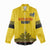 Custom Romania Rugby Women Casual Shirt Yellow Version Retro Style - Wonder Print Shop