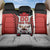 Custom Canada Hockey Back Car Seat Cover Moose Playing Ice Hockey