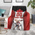 Custom Canada Hockey Blanket Moose Playing Ice Hockey
