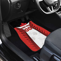 Custom Canada Hockey Car Mats Moose Playing Ice Hockey