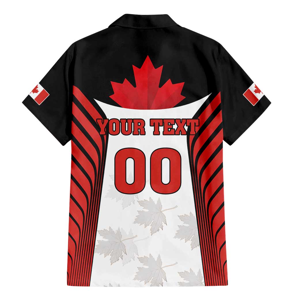 Custom Canada Hockey Family Matching Mermaid Dress and Hawaiian Shirt Moose Playing Ice Hockey