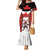 Custom Canada Hockey Family Matching Mermaid Dress and Hawaiian Shirt Moose Playing Ice Hockey