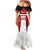 Custom Canada Hockey Family Matching Mermaid Dress and Hawaiian Shirt Moose Playing Ice Hockey