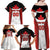 Custom Canada Hockey Family Matching Off Shoulder Maxi Dress and Hawaiian Shirt Moose Playing Ice Hockey