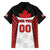 Custom Canada Hockey Family Matching Off Shoulder Maxi Dress and Hawaiian Shirt Moose Playing Ice Hockey