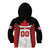 Custom Canada Hockey Kid Hoodie Moose Playing Ice Hockey