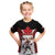 Custom Canada Hockey Kid T Shirt Moose Playing Ice Hockey