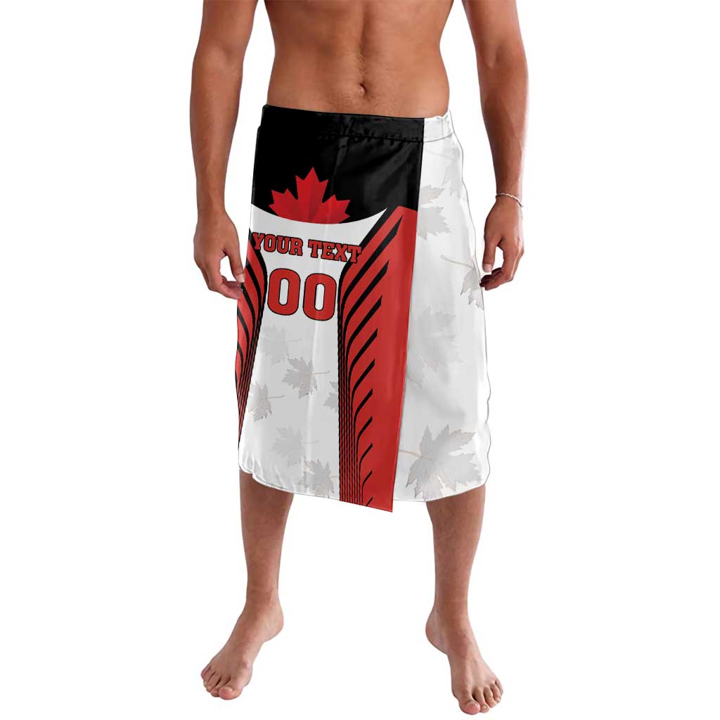 Custom Canada Hockey Lavalava Moose Playing Ice Hockey