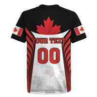 Custom Canada Hockey Rugby Jersey Moose Playing Ice Hockey