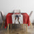 Custom Canada Hockey Tablecloth Moose Playing Ice Hockey