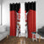 Custom Canada Hockey Window Curtain Moose Playing Ice Hockey
