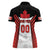 Custom Canada Hockey Women Polo Shirt Moose Playing Ice Hockey