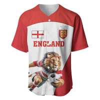 Custom England Football Baseball Jersey Lion Mascot Sporty Version