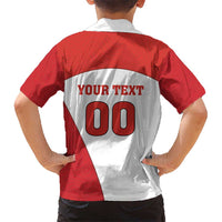 Custom England Football Hawaiian Shirt Lion Mascot Sporty Version