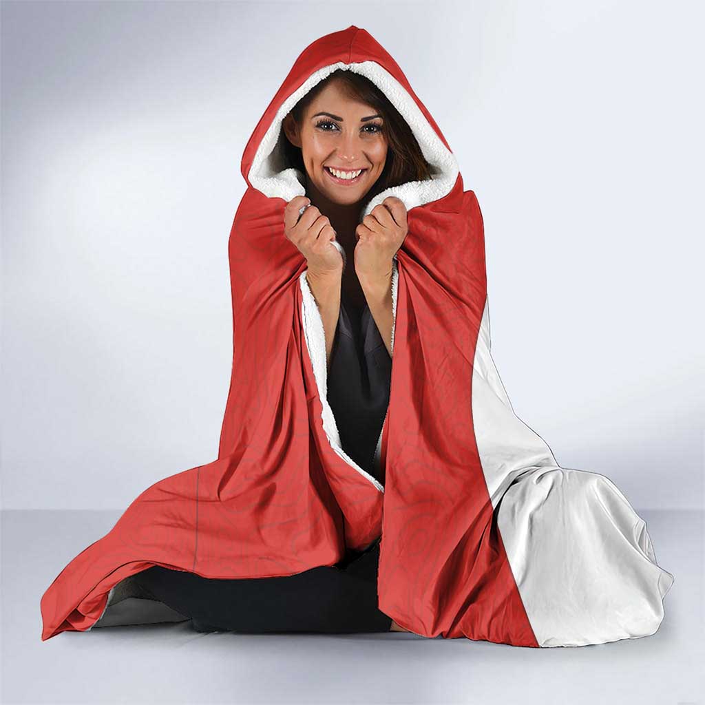 Custom England Football Hooded Blanket Lion Mascot Sporty Version