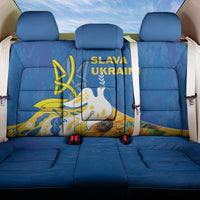Stand For Ukraine Back Car Seat Cover Dove Of Peace Sunflower
