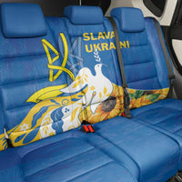 Stand For Ukraine Back Car Seat Cover Dove Of Peace Sunflower