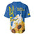 Stand For Ukraine Baseball Jersey Dove Of Peace Sunflower