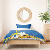 Stand For Ukraine Bedding Set Dove Of Peace Sunflower