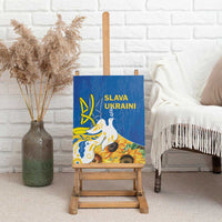 Stand For Ukraine Canvas Wall Art Dove Of Peace Sunflower