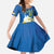 Stand For Ukraine Family Matching Puletasi and Hawaiian Shirt Dove Of Peace Sunflower