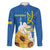 Stand For Ukraine Family Matching Short Sleeve Bodycon Dress and Hawaiian Shirt Dove Of Peace Sunflower