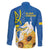 Stand For Ukraine Family Matching Short Sleeve Bodycon Dress and Hawaiian Shirt Dove Of Peace Sunflower