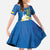 Stand For Ukraine Family Matching Summer Maxi Dress and Hawaiian Shirt Dove Of Peace Sunflower