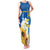Stand For Ukraine Family Matching Tank Maxi Dress and Hawaiian Shirt Dove Of Peace Sunflower