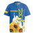 Stand For Ukraine Rugby Jersey Dove Of Peace Sunflower