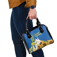 Stand For Ukraine Shoulder Handbag Dove Of Peace Sunflower