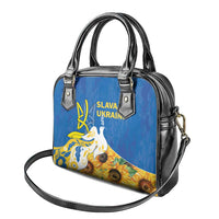 Stand For Ukraine Shoulder Handbag Dove Of Peace Sunflower