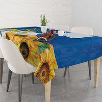 Stand For Ukraine Tablecloth Dove Of Peace Sunflower