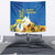 Stand For Ukraine Tapestry Dove Of Peace Sunflower