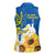 Stand For Ukraine Women Sleeveless Polo Shirt Dove Of Peace Sunflower