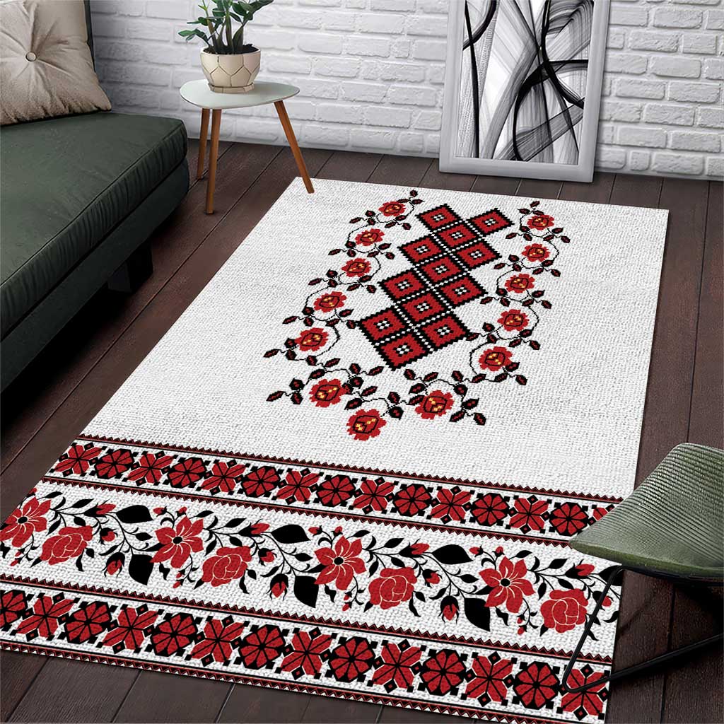 Ukraine Area Rug Ukrainian Traditional Folk Patterns