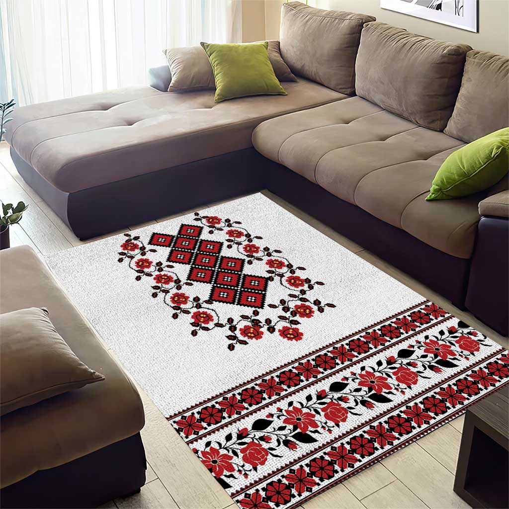 Ukraine Area Rug Ukrainian Traditional Folk Patterns