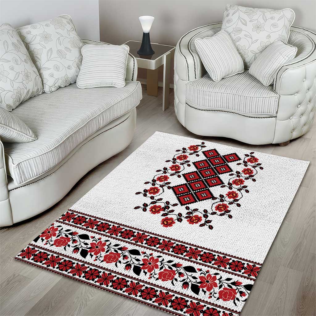 Ukraine Area Rug Ukrainian Traditional Folk Patterns