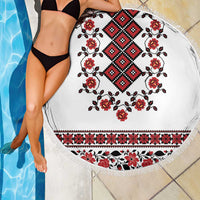 Ukraine Beach Blanket Ukrainian Traditional Folk Patterns