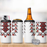 Ukraine 4 in 1 Can Cooler Tumbler Ukrainian Traditional Folk Patterns