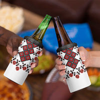 Ukraine 4 in 1 Can Cooler Tumbler Ukrainian Traditional Folk Patterns