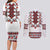 Ukraine Couples Matching Long Sleeve Bodycon Dress and Long Sleeve Button Shirt Ukrainian Traditional Folk Patterns