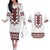 Ukraine Couples Matching Off The Shoulder Long Sleeve Dress and Hawaiian Shirt Ukrainian Traditional Folk Patterns