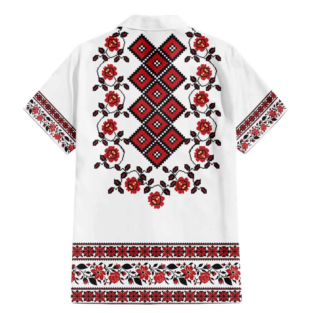 Ukraine Family Matching Mermaid Dress and Hawaiian Shirt Ukrainian Traditional Folk Patterns