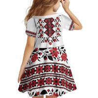 Ukraine Family Matching Off The Shoulder Long Sleeve Dress and Hawaiian Shirt Ukrainian Traditional Folk Patterns