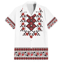 Ukraine Family Matching Off The Shoulder Long Sleeve Dress and Hawaiian Shirt Ukrainian Traditional Folk Patterns